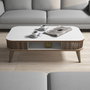 Hanah Home Eylül Mesa de Centro Blanca